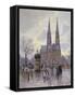 Vienna, Votivkirke, 1894-Ludwig Pendy-Framed Stretched Canvas