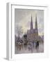 Vienna, Votivkirke, 1894-Ludwig Pendy-Framed Giclee Print