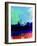 Vienna Watercolor Skyline-NaxArt-Framed Art Print