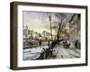 Vienna: Winter Scene, 1888-Johann Varone-Framed Giclee Print