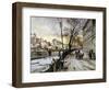 Vienna: Winter Scene, 1888-Johann Varone-Framed Giclee Print