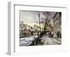 Vienna: Winter Scene, 1888-Johann Varone-Framed Giclee Print