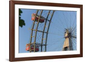 Viennese Big Dipper, Viennese Prater, 2nd District Leopoldstadt, Vienna, Austria-Rainer Mirau-Framed Photographic Print