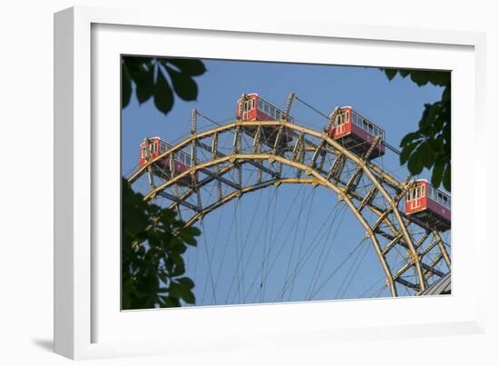 Viennese Big Dipper, Viennese Prater, 2nd District Leopoldstadt, Vienna, Austria-Rainer Mirau-Framed Photographic Print