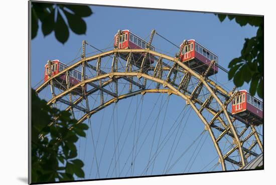 Viennese Big Dipper, Viennese Prater, 2nd District Leopoldstadt, Vienna, Austria-Rainer Mirau-Mounted Photographic Print