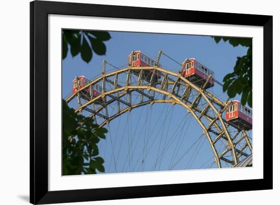 Viennese Big Dipper, Viennese Prater, 2nd District Leopoldstadt, Vienna, Austria-Rainer Mirau-Framed Photographic Print