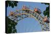 Viennese Big Dipper, Viennese Prater, 2nd District Leopoldstadt, Vienna, Austria-Rainer Mirau-Stretched Canvas