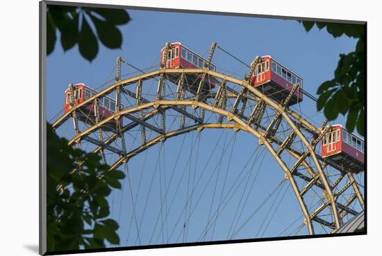 Viennese Big Dipper, Viennese Prater, 2nd District Leopoldstadt, Vienna, Austria-Rainer Mirau-Mounted Photographic Print