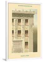 Viennese Façade - Austria-Otto Wagner-Framed Art Print