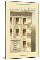 Viennese Façade - Austria-Otto Wagner-Mounted Art Print