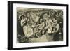 Viennese Humour in a Camp of Reservists in the Carpathian Mountains-Wilhelm Gause-Framed Giclee Print