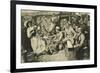 Viennese Humour in a Camp of Reservists in the Carpathian Mountains-Wilhelm Gause-Framed Giclee Print