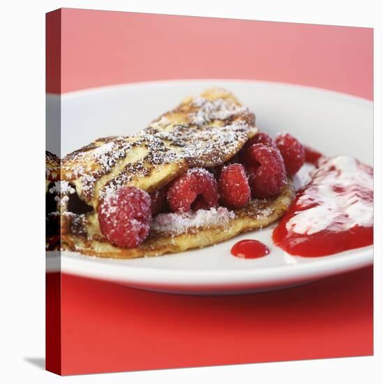 Viennese Raspberry Omelette-Fridhelm Volk-Stretched Canvas