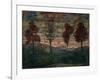 Vier Baeume (Four Trees). Oil on canvas (1917).-Egon Schiele-Framed Giclee Print