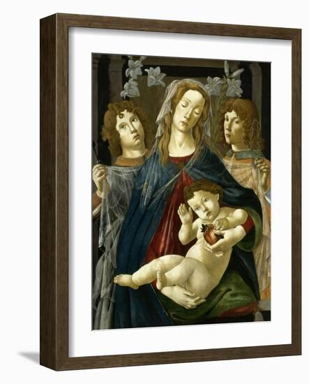 Vierge à l'Enfant à la grenade-Sandro Botticelli-Framed Giclee Print