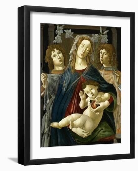 Vierge à l'Enfant à la grenade-Sandro Botticelli-Framed Giclee Print