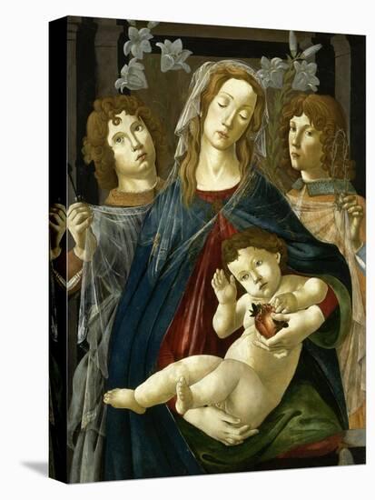 Vierge à l'Enfant à la grenade-Sandro Botticelli-Stretched Canvas