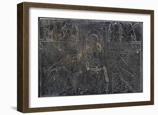 Vierge à l'Enfant avec anges-null-Framed Giclee Print