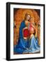 Vierge a L'enfant Avec Saint Dominique Et Saint De Verone  (Madonna and Child with Saints Dominic-Fra (c 1387-1455) Angelico-Framed Giclee Print