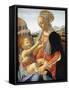 Vierge a L'enfant  Peinture Sur Bois D'andrea Del Verrocchio (1437-1488) 1466-1470 Dim 67.3 X 49.4-Andrea del Verrocchio-Framed Stretched Canvas