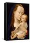 Vierge a L'enfant  (Virgin and Child) Peinture De Rogier Van Der Weyden (Vers 1399-1464) Apres 145-Rogier van der Weyden-Framed Stretched Canvas