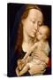 Vierge a L'enfant  (Virgin and Child) Peinture De Rogier Van Der Weyden (Vers 1399-1464) Apres 145-Rogier van der Weyden-Stretched Canvas
