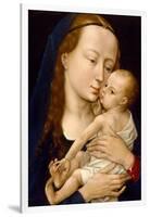 Vierge a L'enfant  (Virgin and Child) Peinture De Rogier Van Der Weyden (Vers 1399-1464) Apres 145-Rogier van der Weyden-Framed Giclee Print