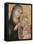 Vierge à l'Enfant-Ambrogio Lorenzetti-Framed Stretched Canvas
