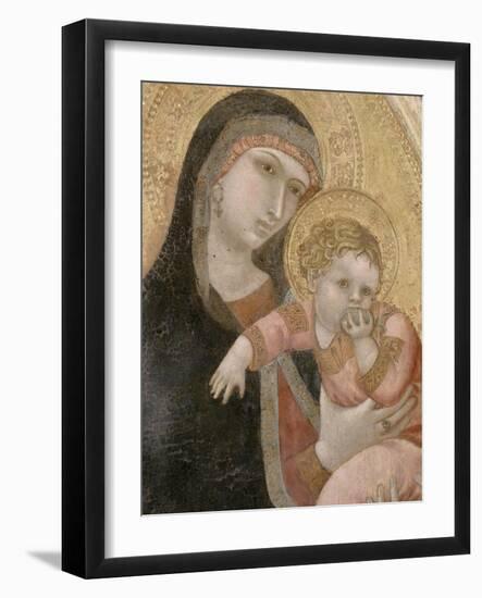 Vierge à l'Enfant-Ambrogio Lorenzetti-Framed Giclee Print