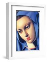 Vierge Bleue-Tamara de Lempicka-Framed Premium Giclee Print