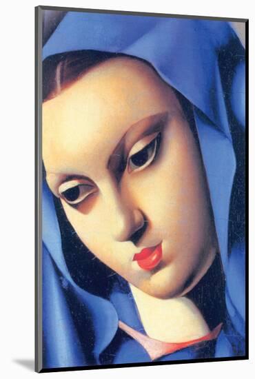 Vierge Bleue-Tamara de Lempicka-Mounted Premium Giclee Print