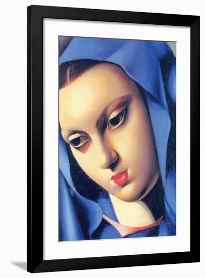 Vierge Bleue-Tamara de Lempicka-Framed Premium Giclee Print