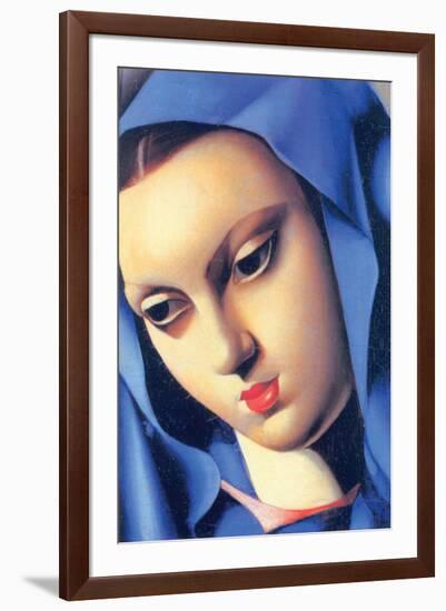 Vierge Bleue-Tamara de Lempicka-Framed Premium Giclee Print