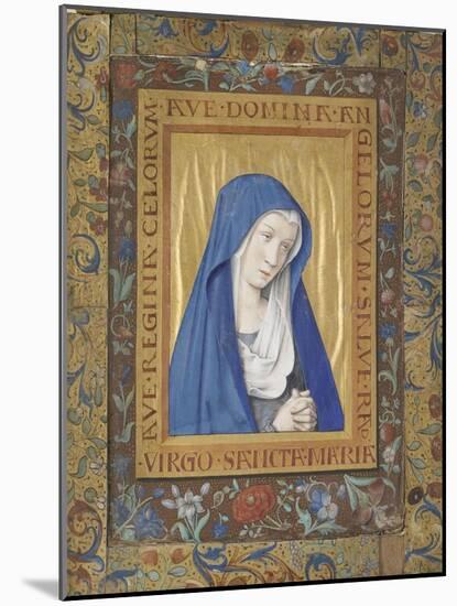 Vierge en prière-Jean Bourdichon-Mounted Giclee Print