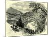 Viesch and the Upper Rhone Valley Switzerland-null-Mounted Giclee Print