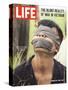 Viet Cong Prisoner of Cape Batangan Battle, Awaiting Transfer to US POW Compound, November 26, 1965-Paul Schutzer-Stretched Canvas