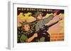 Viet Cong Propaganda Poster, Published in North Vietnam, 1972-null-Framed Giclee Print