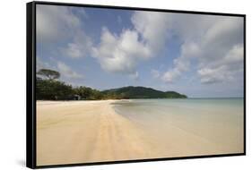 Vietnam. Beautiful Sand at Sao Beach, Phu Quoc, Kien Giang Province-Kevin Oke-Framed Stretched Canvas