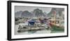 Vietnam, Cat Ba Island, Ha Long Bay. Boats and Floating Houses-Matt Freedman-Framed Photographic Print