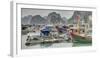 Vietnam, Cat Ba Island, Ha Long Bay. Boats and Floating Houses-Matt Freedman-Framed Photographic Print