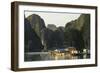 Vietnam, Cat Ba Island, Ha Long Bay. Floating Village-Matt Freedman-Framed Photographic Print