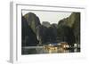 Vietnam, Cat Ba Island, Ha Long Bay. Floating Village-Matt Freedman-Framed Photographic Print