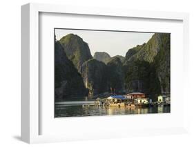 Vietnam, Cat Ba Island, Ha Long Bay. Floating Village-Matt Freedman-Framed Photographic Print