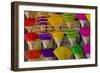 Vietnam. Colorful incense for sale.-Tom Norring-Framed Photographic Print