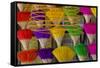 Vietnam. Colorful incense for sale.-Tom Norring-Framed Stretched Canvas