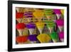 Vietnam. Colorful incense for sale.-Tom Norring-Framed Photographic Print