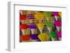 Vietnam. Colorful incense for sale.-Tom Norring-Framed Photographic Print