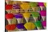 Vietnam. Colorful incense for sale.-Tom Norring-Stretched Canvas