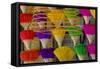 Vietnam. Colorful incense for sale.-Tom Norring-Framed Stretched Canvas