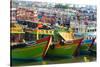 Vietnam. Danang fishing harbor.-Tom Norring-Stretched Canvas